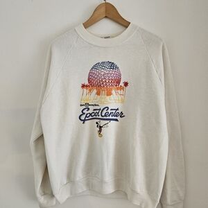Vintage Disney Epcot Center Sweatshirt Extra Large Mickey Mouse 80s